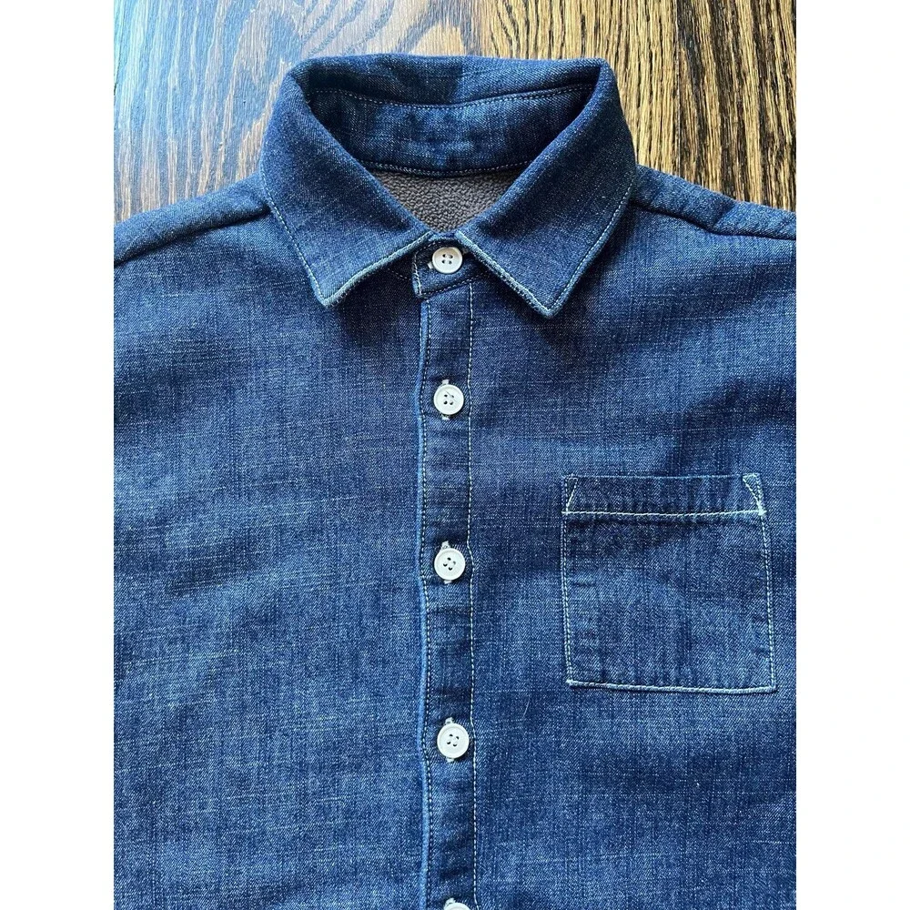 Kids Denim Set with Fleece Lining (90cm 2T)